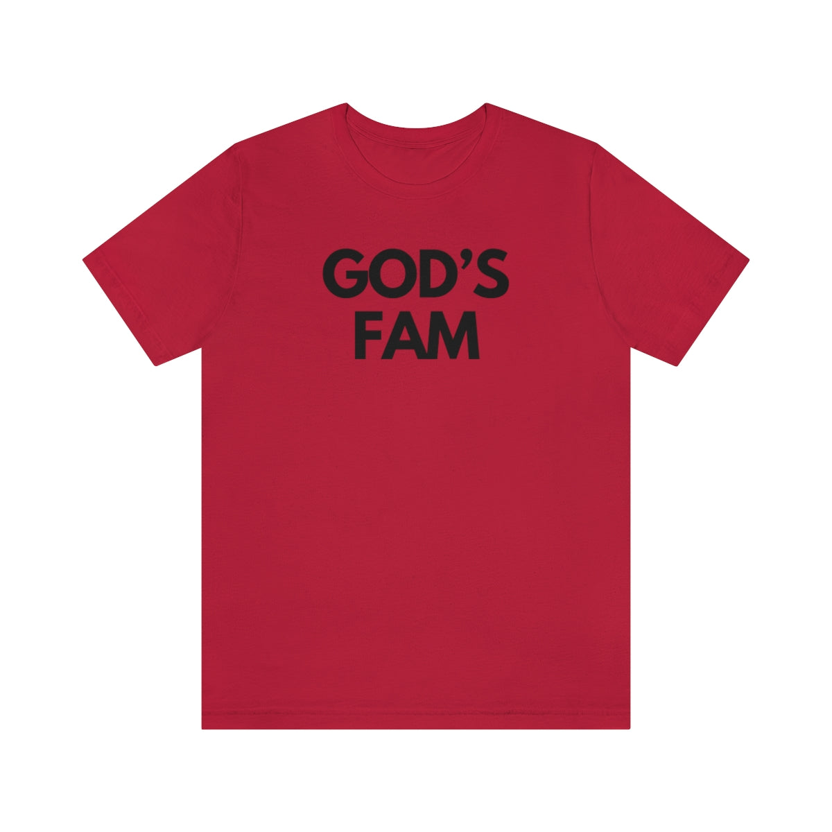 God’s Fam Tee - Black Lettering