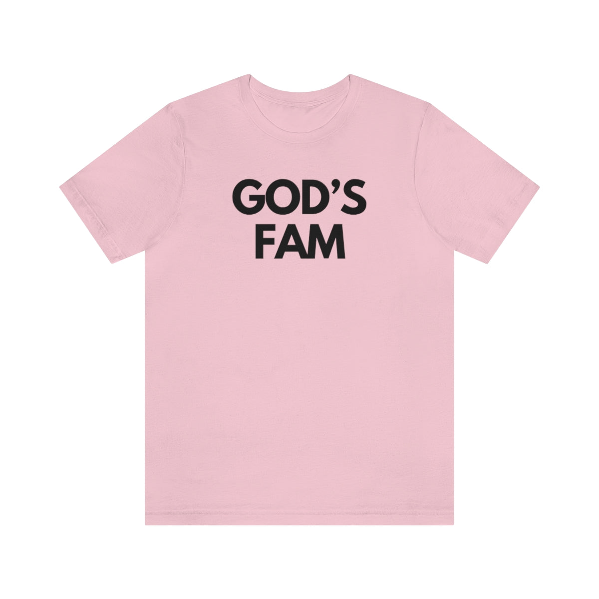 God’s Fam Tee - Black Lettering
