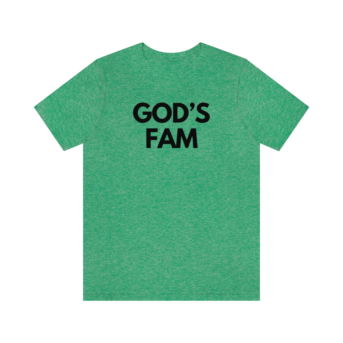 God’s Fam Tee - Black Lettering