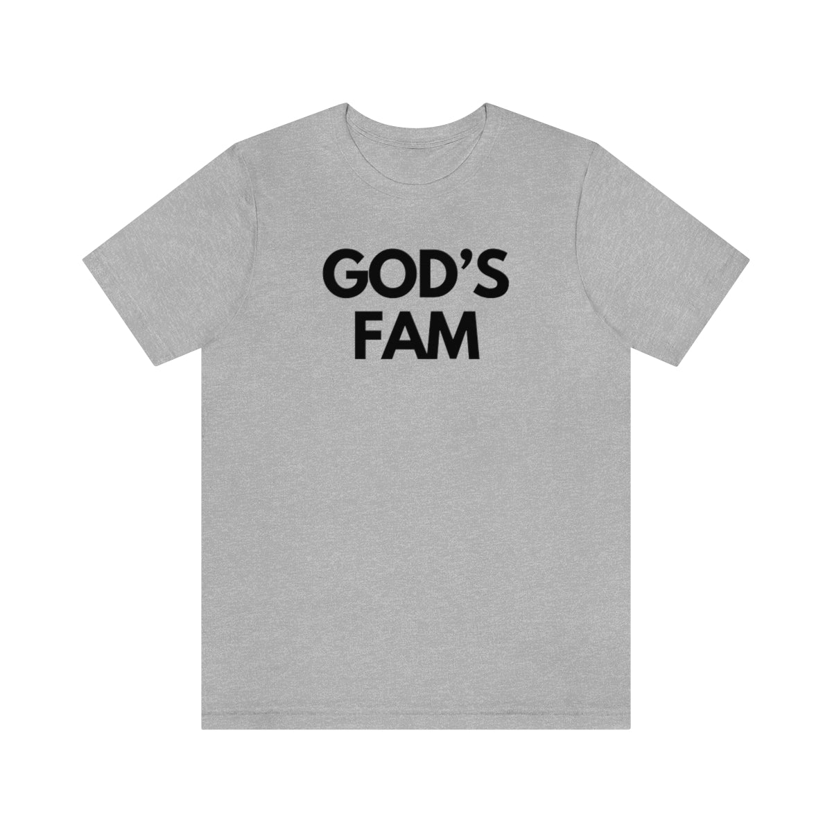 God’s Fam Tee - Black Lettering