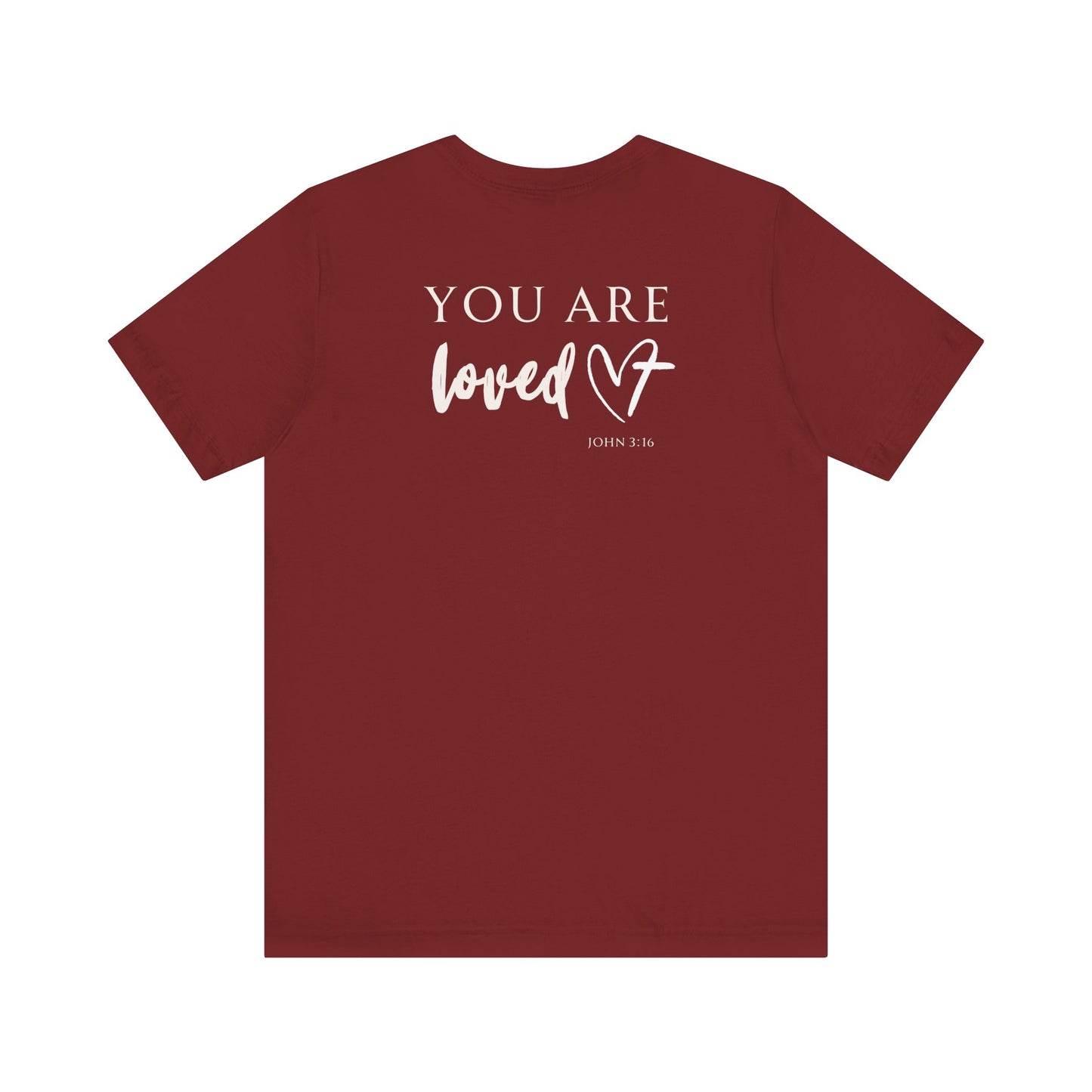 You Are Loved Heart with Cross Tee