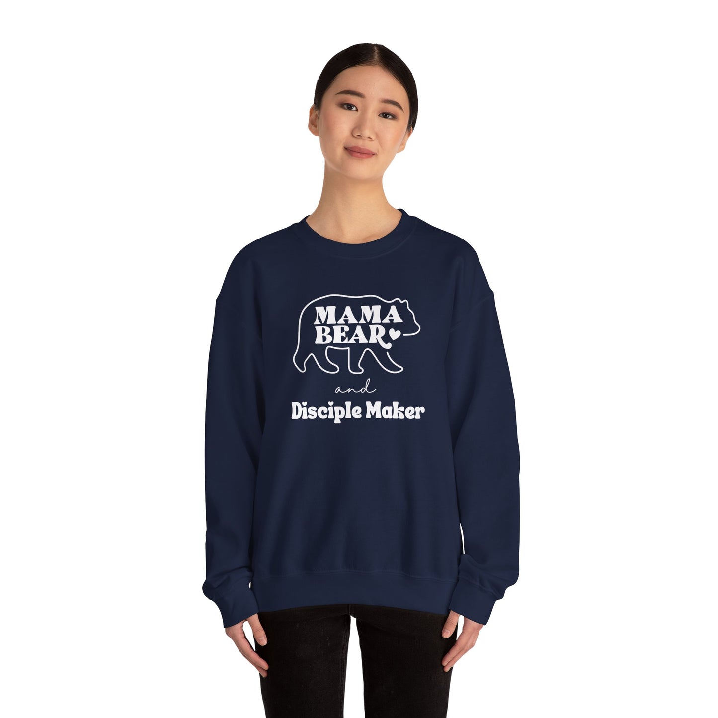 Mama Bear and Disciple Maker Crewneck Sweatshirt