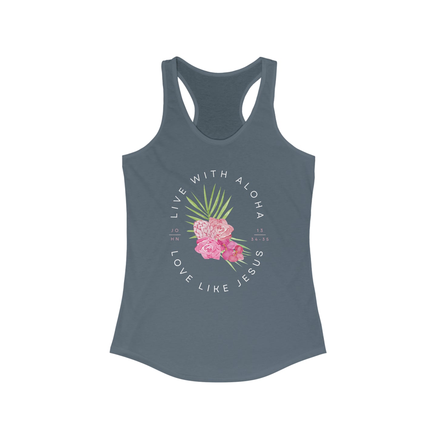 MAUI FUNDRAISER Lokelani Rose Womens Racerback Tank