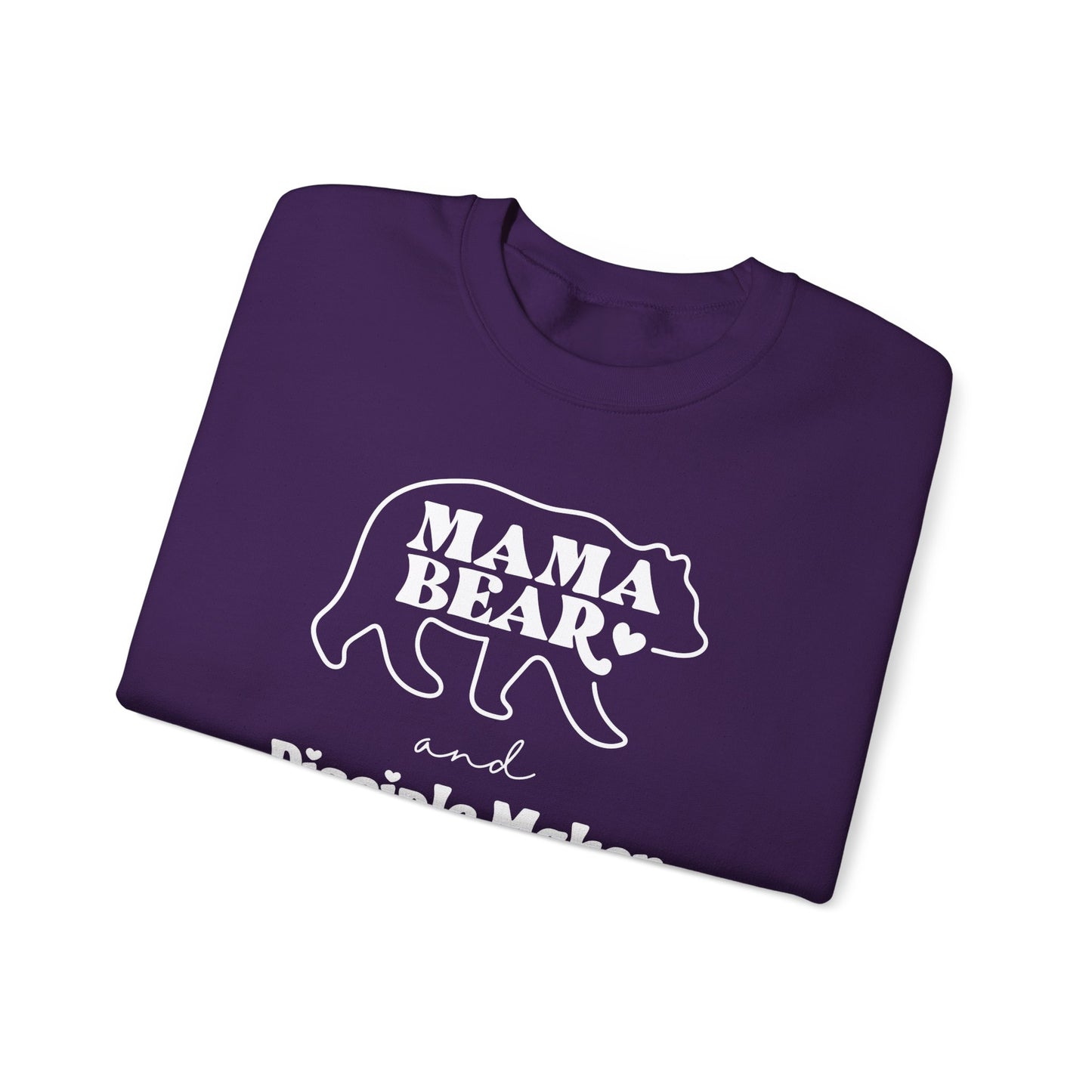 Mama Bear and Disciple Maker Crewneck Sweatshirt