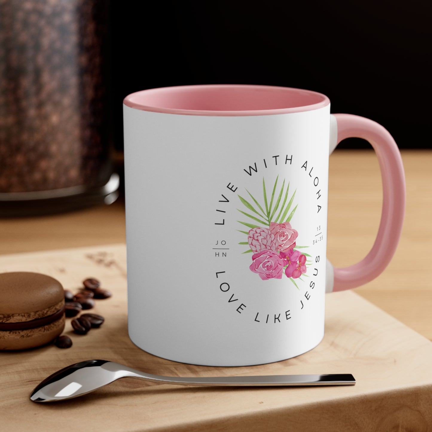 MAUI FUNDRAISER Lokelani Rose Coffee Mug, 11oz