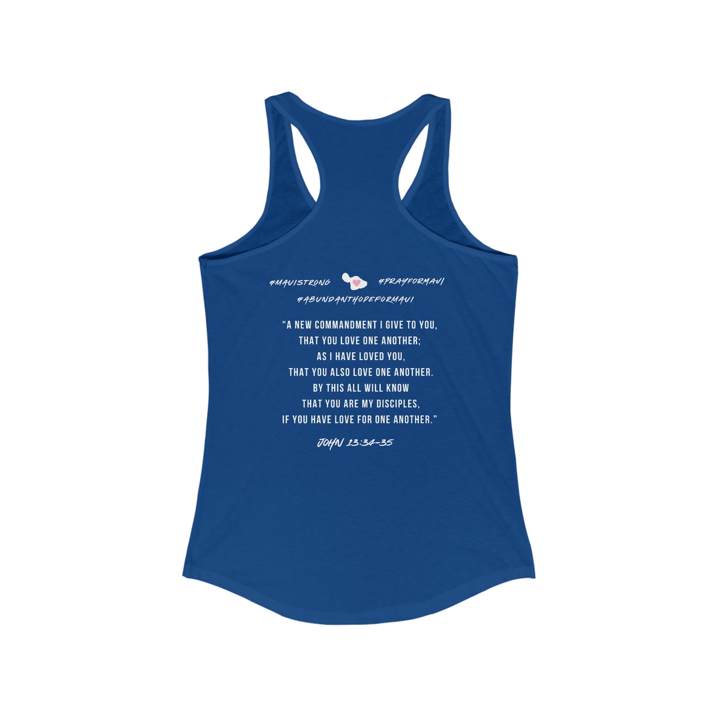 MAUI FUNDRAISER Womens Racerback Tank