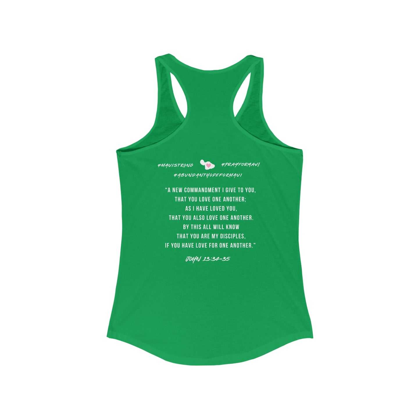 MAUI FUNDRAISER Womens Racerback Tank