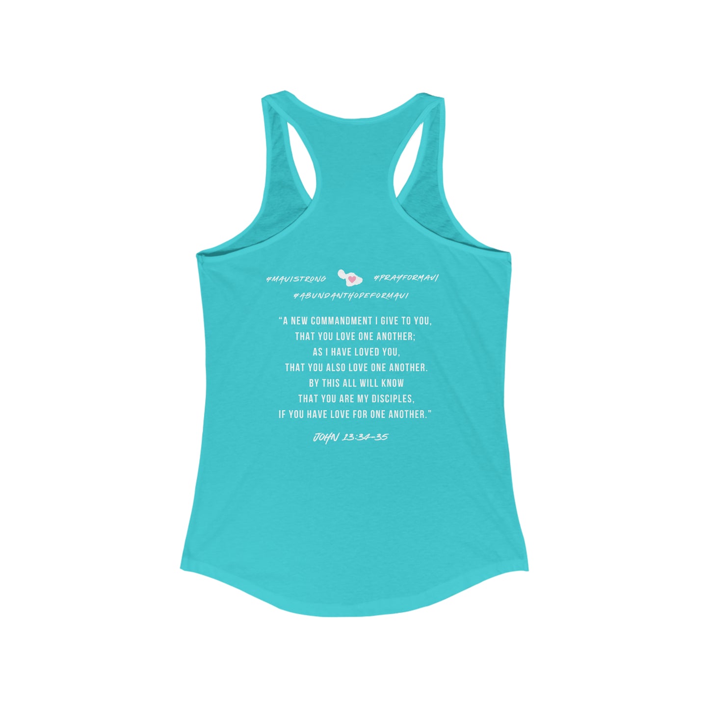 MAUI FUNDRAISER Womens Racerback Tank