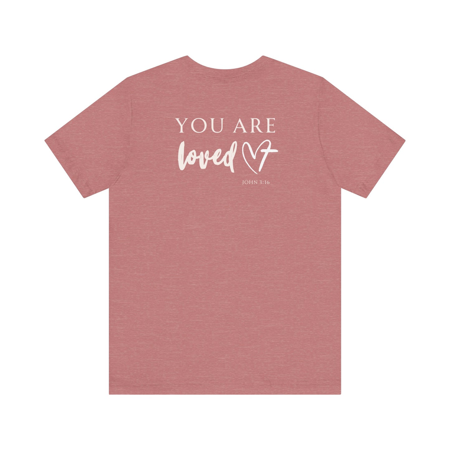 You Are Loved Heart with Cross Tee