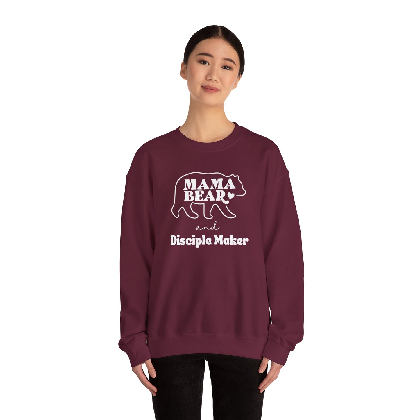 Mama Bear and Disciple Maker Crewneck Sweatshirt