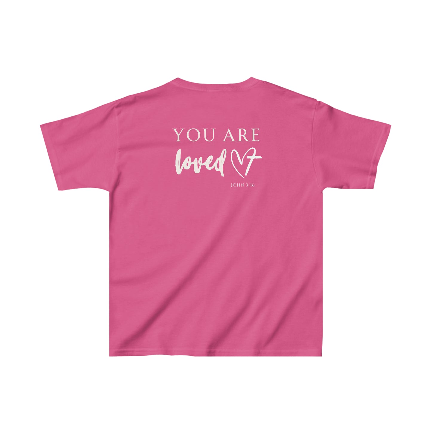 You Are Loved Heart with Cross Youth Tee