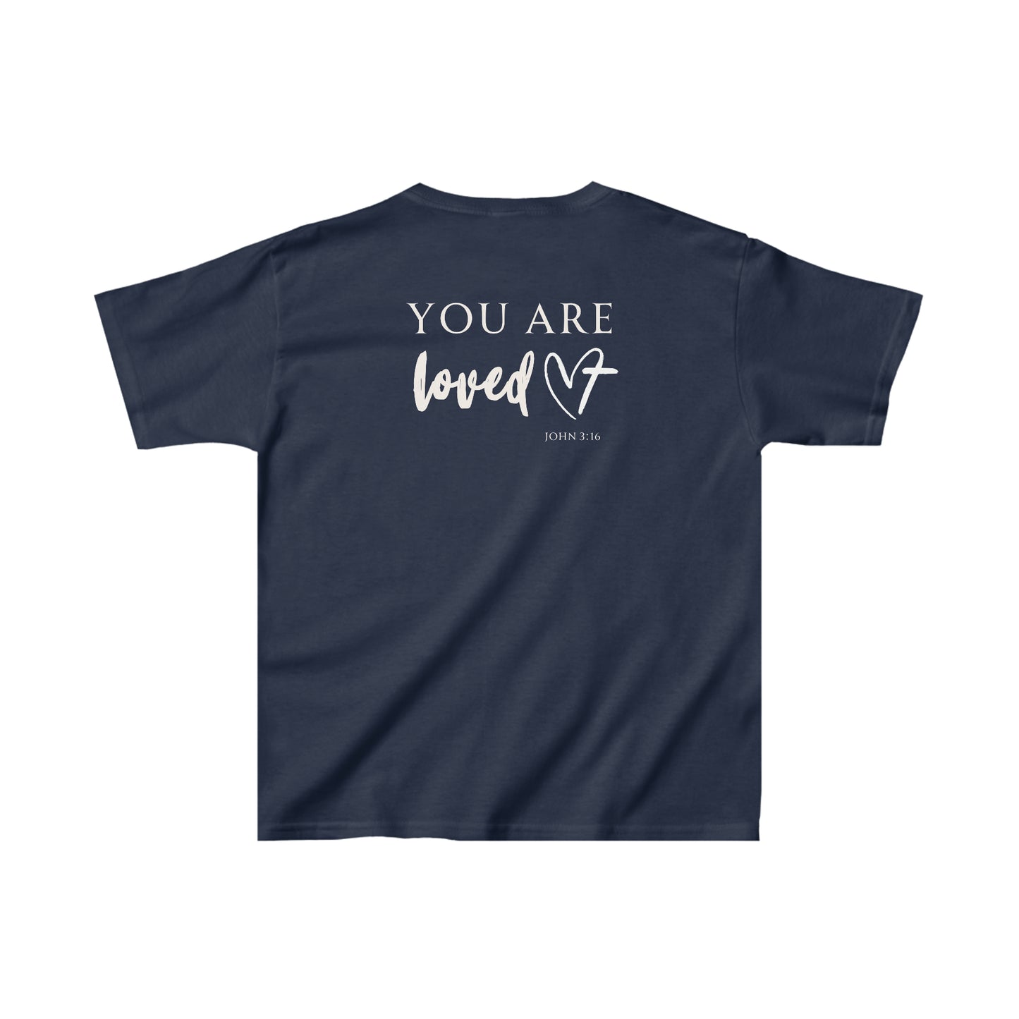 You Are Loved Heart with Cross Youth Tee