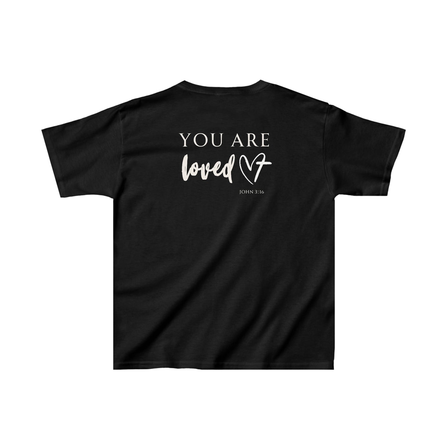 You Are Loved Heart with Cross Youth Tee