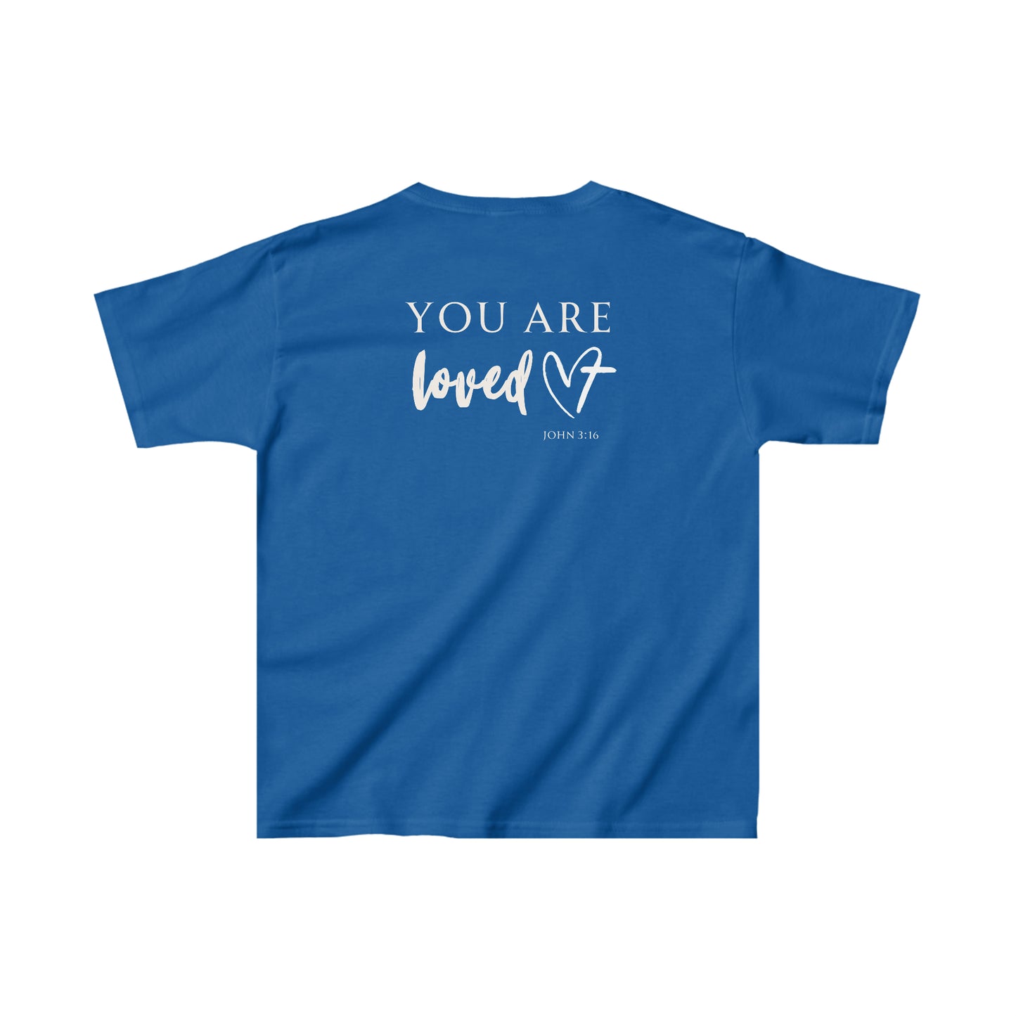 You Are Loved Heart with Cross Youth Tee