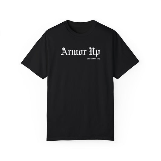 Armor Up Old English Tee