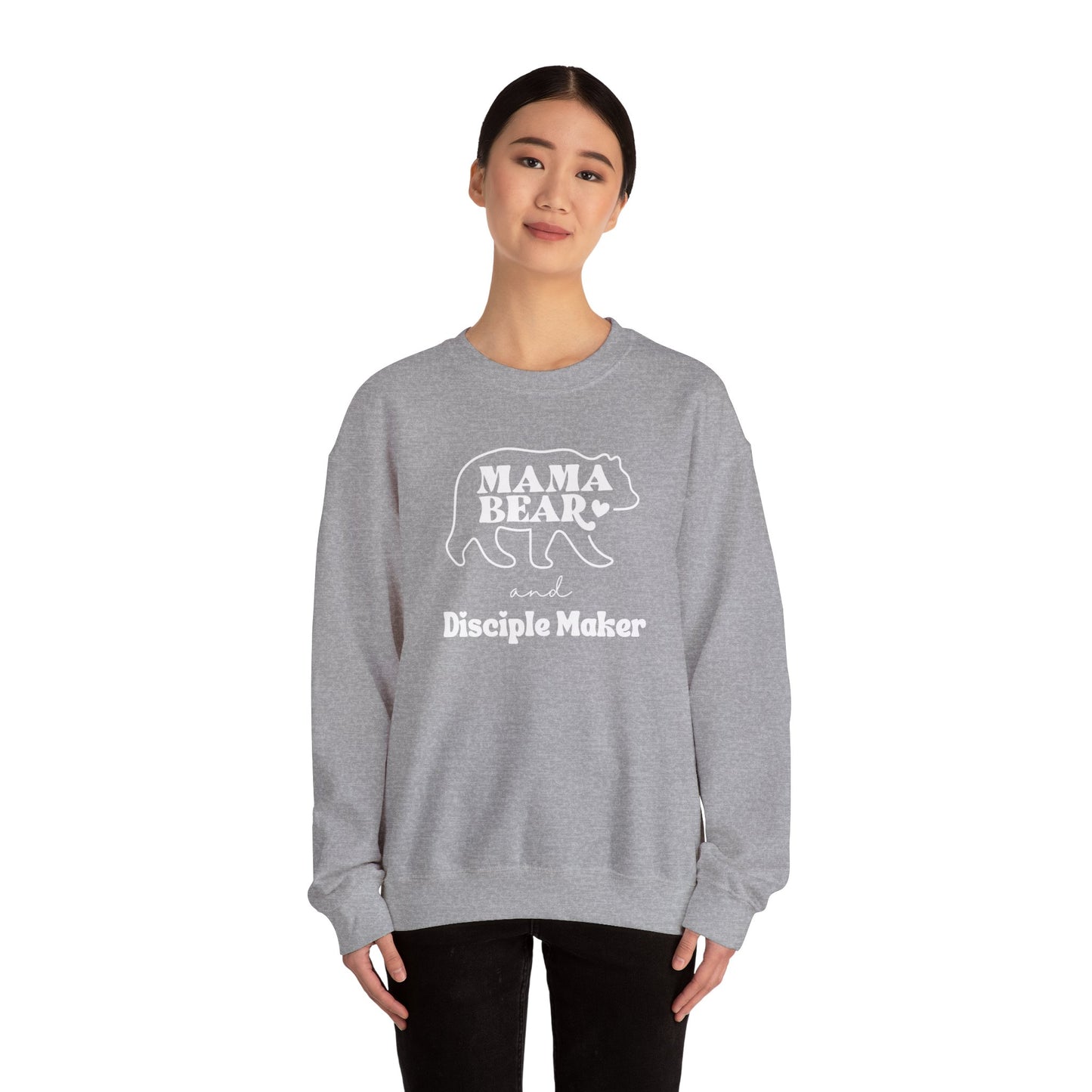 Mama Bear and Disciple Maker Crewneck Sweatshirt