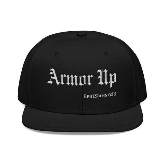 Armor Up Snapback Cap