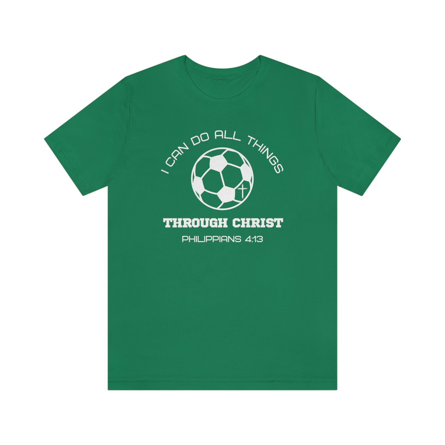 Soccer Philippians 4:13 Tee