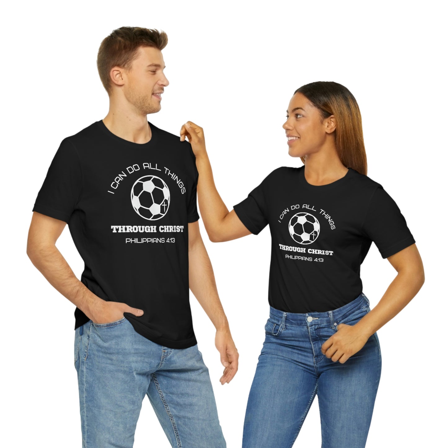 Soccer Philippians 4:13 Tee