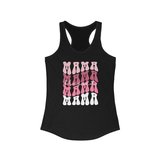 Blessed Mama Racerback Tank