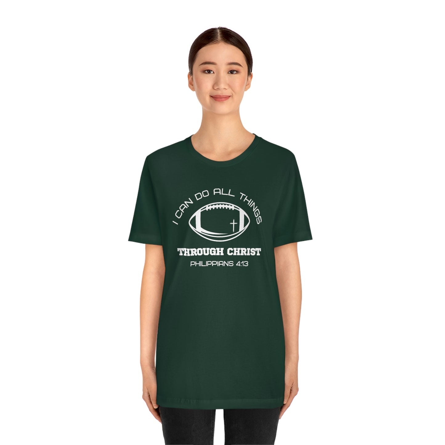 Football Philippians 4:13 Tee