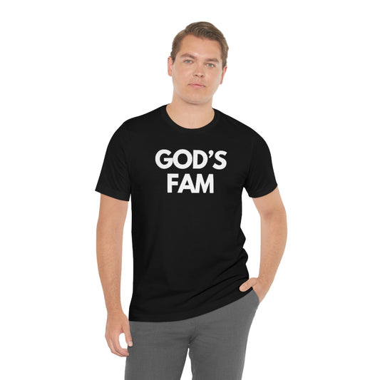 God’s Fam Tee - White Lettering