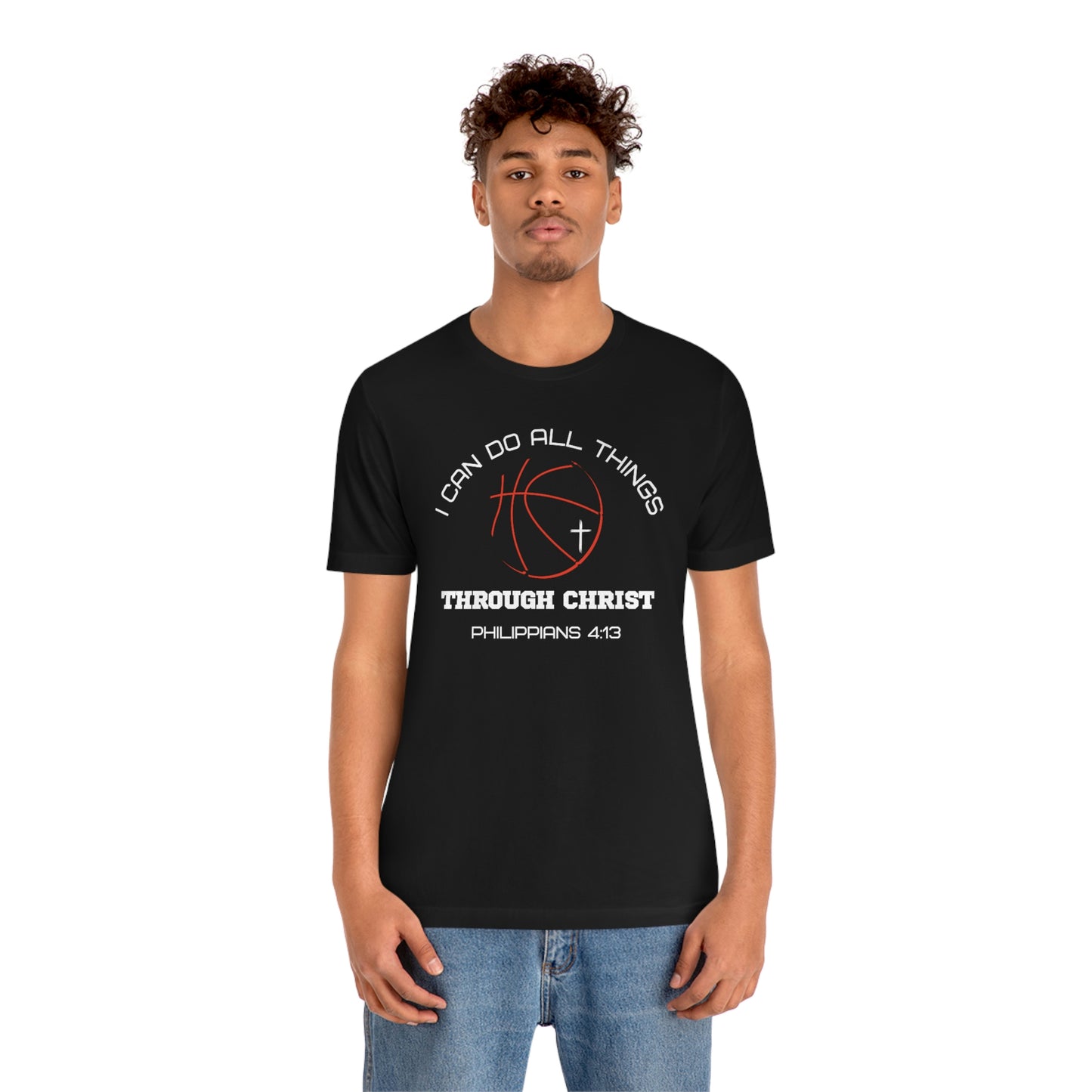 Basketball Philippians 4:13 Tee