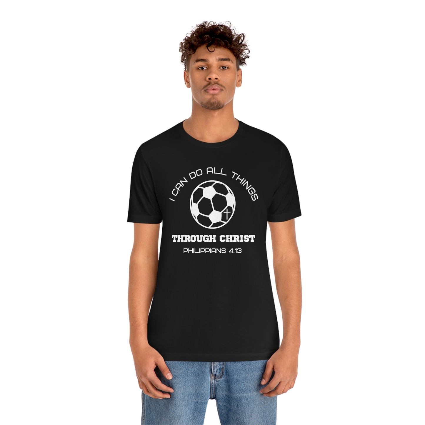 Soccer Philippians 4:13 Tee