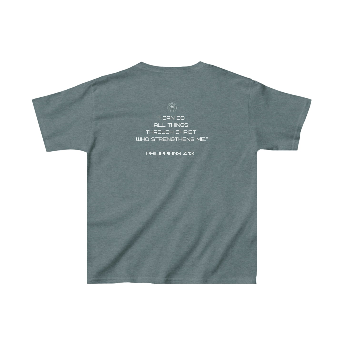 Basketball Philippians 4:13 Youth Tee