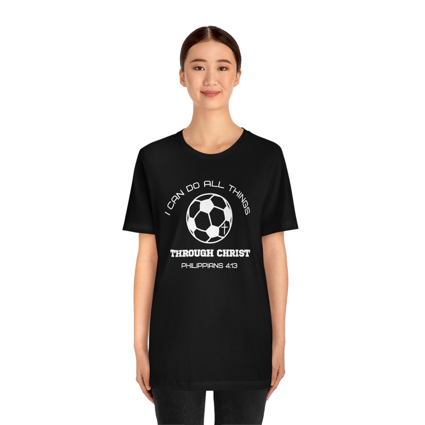 Soccer Philippians 4:13 Tee