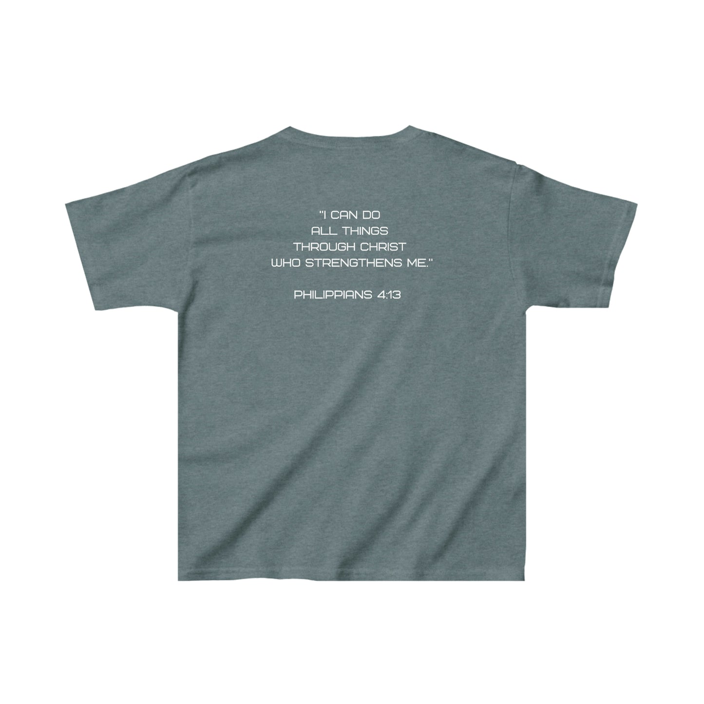 Football Philippians 4:13 Youth Tee