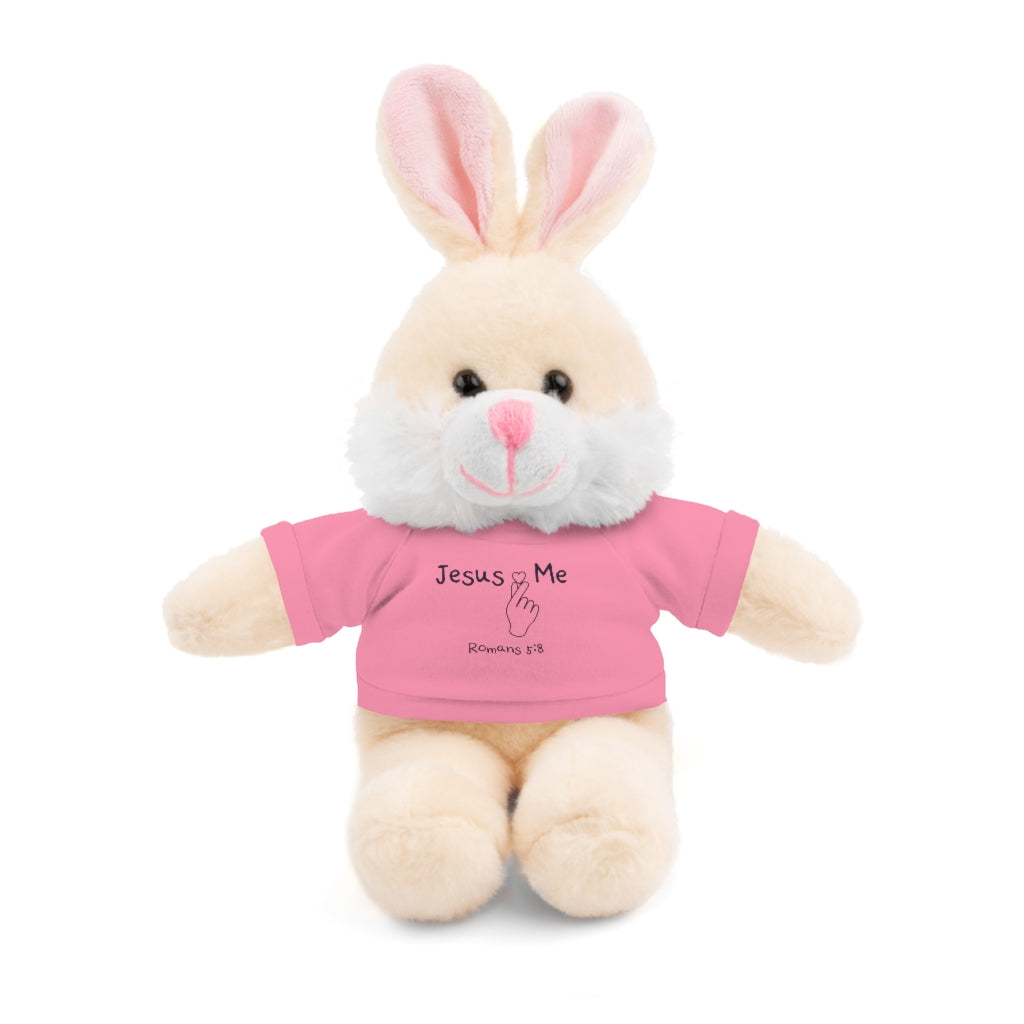 Cute Stuffed Animals with Jesus Loves Me Tee