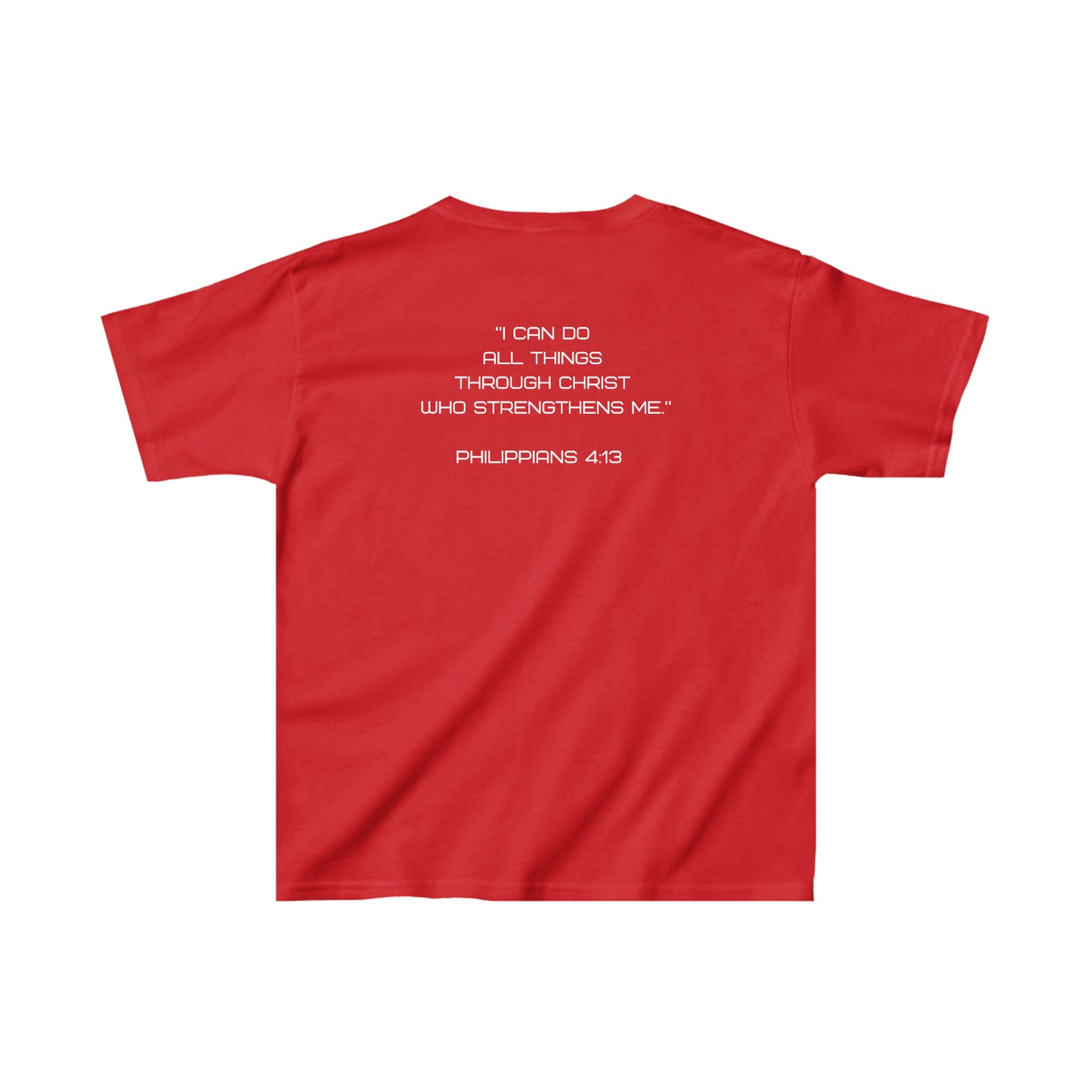 Football Philippians 4:13 Youth Tee