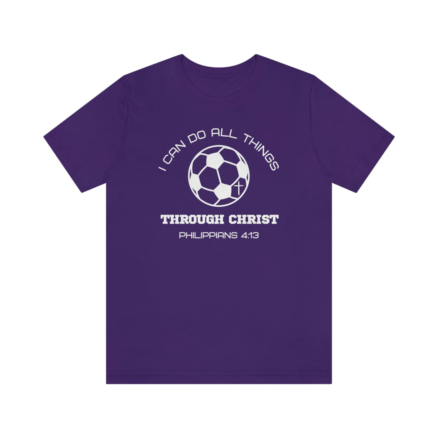 Soccer Philippians 4:13 Tee