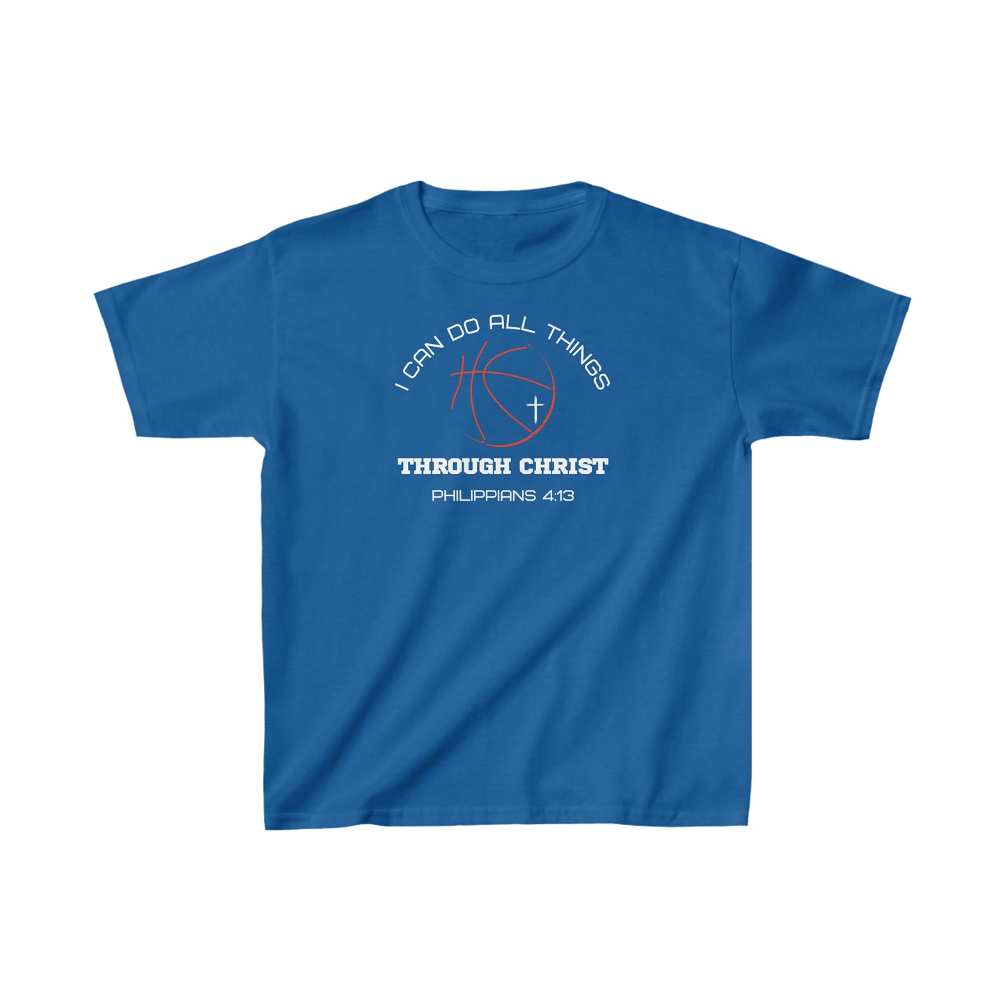 Basketball Philippians 4:13 Youth Tee